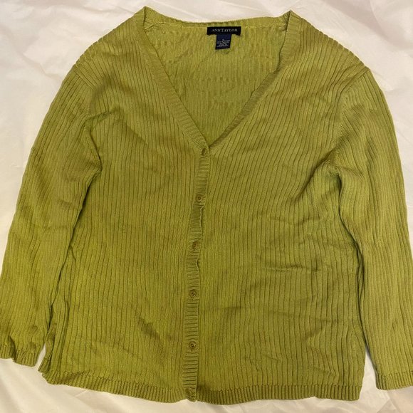 Ann Taylor Sweaters - Ann Taylor Green Sweater